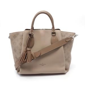 LOUIS VUITTON Haumea Handbag leather Mahina beige